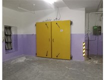 【德軒案例】梧桐院地庫改造——墻面刷油漆、乳膠漆，改造人防門油漆
